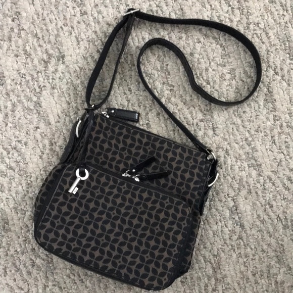 Fossil Bags Fossil Geometric Pattern Canvas Crossbody Bag Poshmark